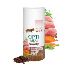 Сухий корм OPTIMEAL беззерновий для дорослих котів з ІНДИЧКОЮ та ОВОЧАМИ 0,65 кг